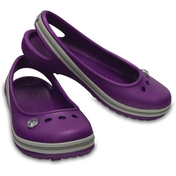Crocs Girls Slip-on Flats  (Purple)