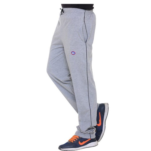Vimal Navy Blue And Grey Men's Cotton Trackpant