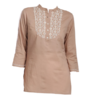 Fabindia Beige Chikankari Kurti - Image 2